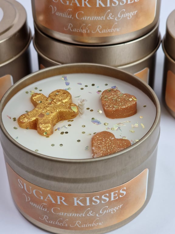 Sugar Kisses - Vanilla, Caramel & Ginger Scented Candle