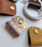 THREE Leather cable clips - Image 2