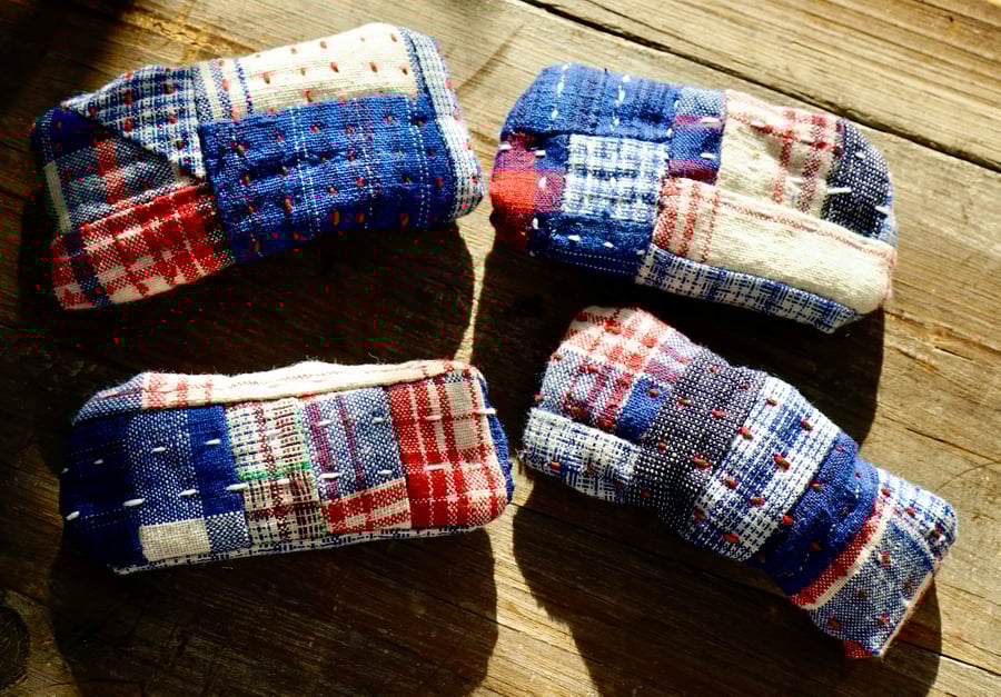 Fabric Decorated Hair Clip – Handmade Vintage Patchwork Barrette