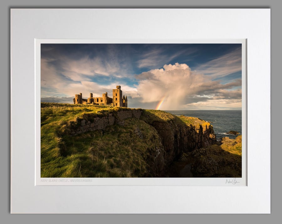 New Slains Castle Aberdeenshire Scotland - A3 (50x40cm) Unframed Print