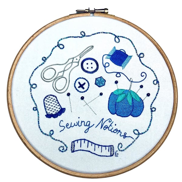 My Sewing Notions - Goldwork and Stitchery kit - Embroidery, Hand Stitching, DYI