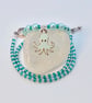 Sea Green Octopus Necklace, Birthday, Anniversary, Gifts For Nature Lovers