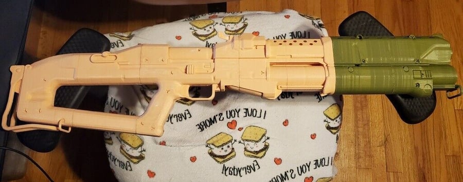 Cyberpunk Edgerunners - Rebecca's Shotgun - 3D Printed Prop or Cosplay