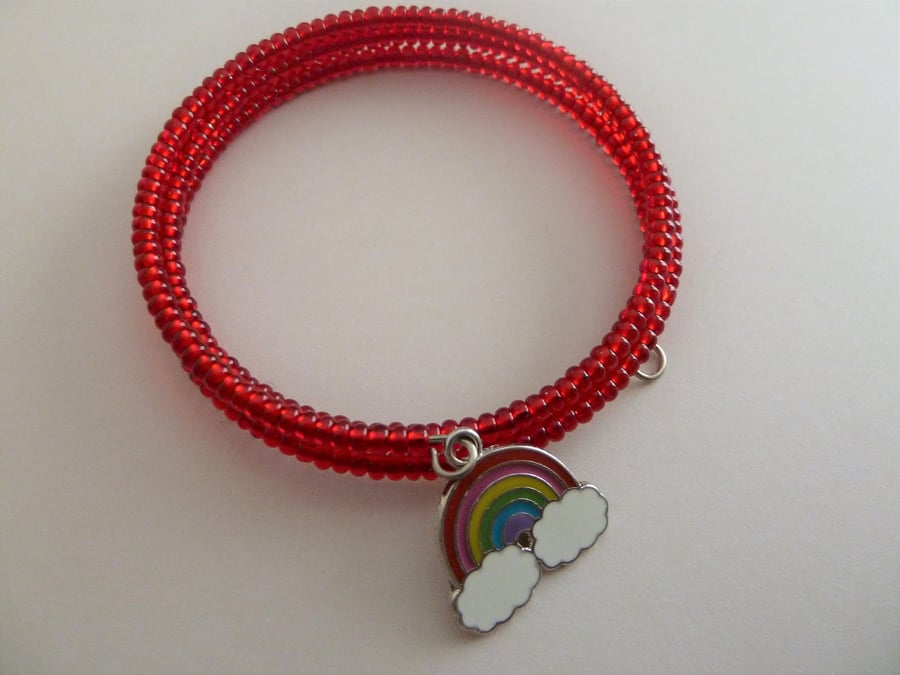 rainbow wrap bracelet