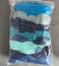  MASTER 100g Wool Fibre Pack - blues