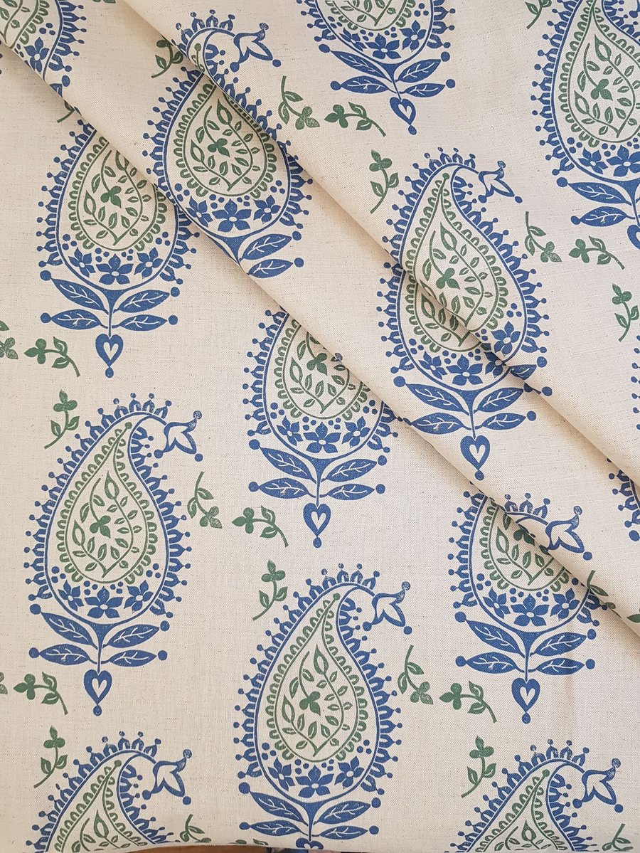 'Josephine' fabric in Blue
