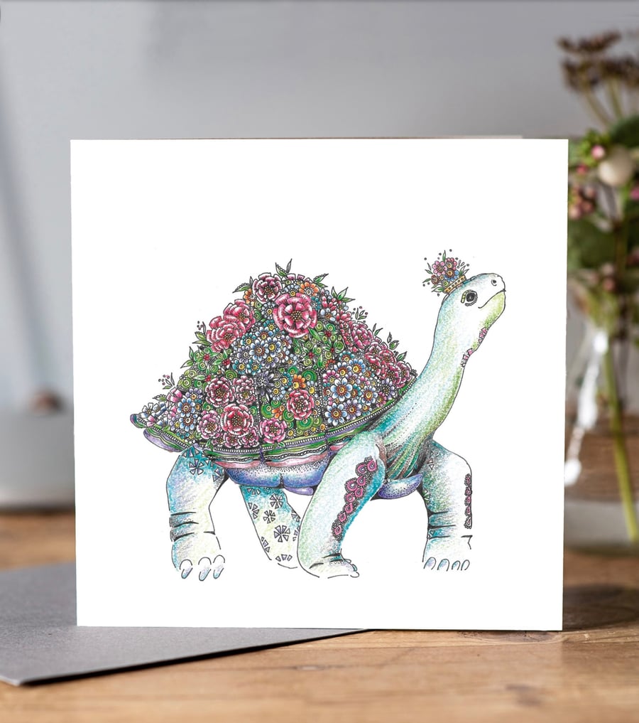  BRAND NEW Tortoise Greeting card