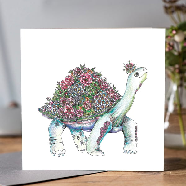  BRAND NEW Tortoise Greeting card