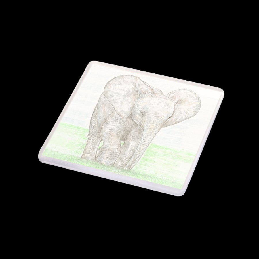 Baby African Elephant - Coaster