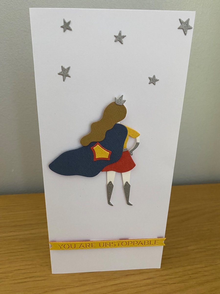 You Are Unstoppable – Handmade Superhero Card