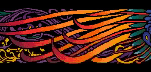 119 - Firebird Phoenix - Cross Stitch Pattern