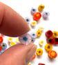 Flower mix murrini made with Bullseye 90coe glass - Image 3