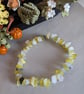 Summer Seconds yellow serpentine stretch bracelet