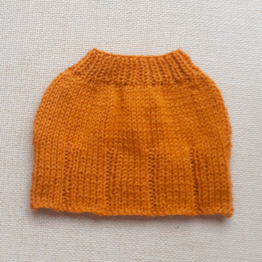 KNITTING PATTERN PDF Gold Style Skirt for Doll