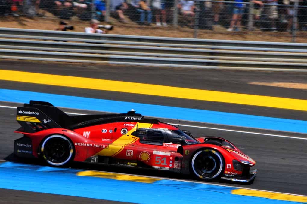 Ferrari 499P no51 24 Hours of Le Mans 2023 Photograph Print
