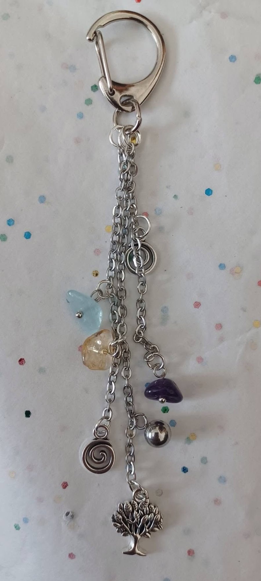 Handmade Tree of Life Bag Charm