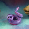 Autumn Special ... Tiny Snake OOAK Sculpt by artist Ann Galvin
