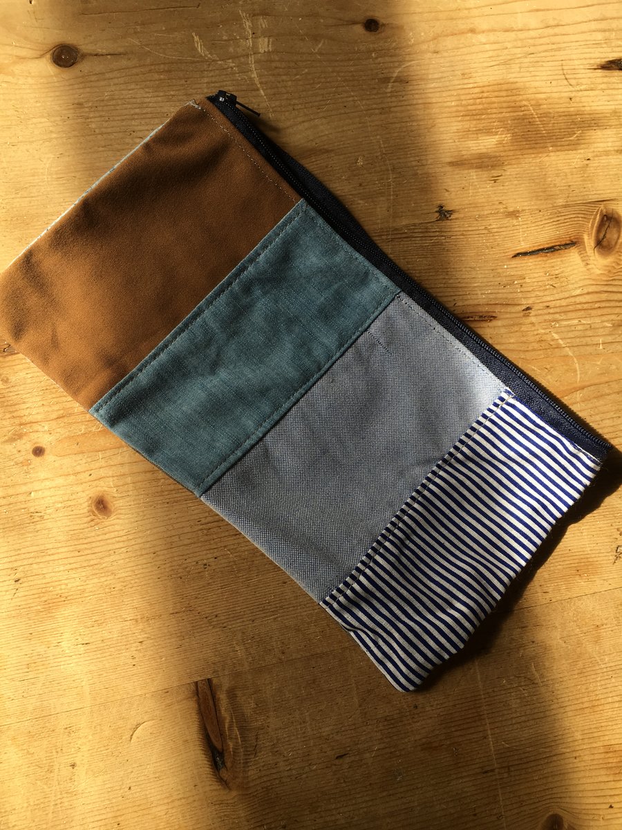 Patchwork zipped pouch (ZP2)