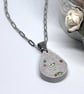 Teardrop Pendant Necklace - 