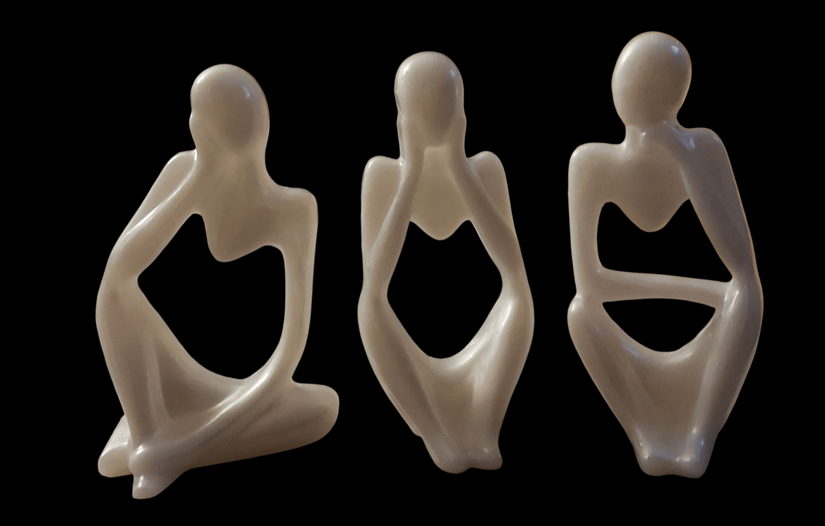 Handmade Resin Thinker ornaments