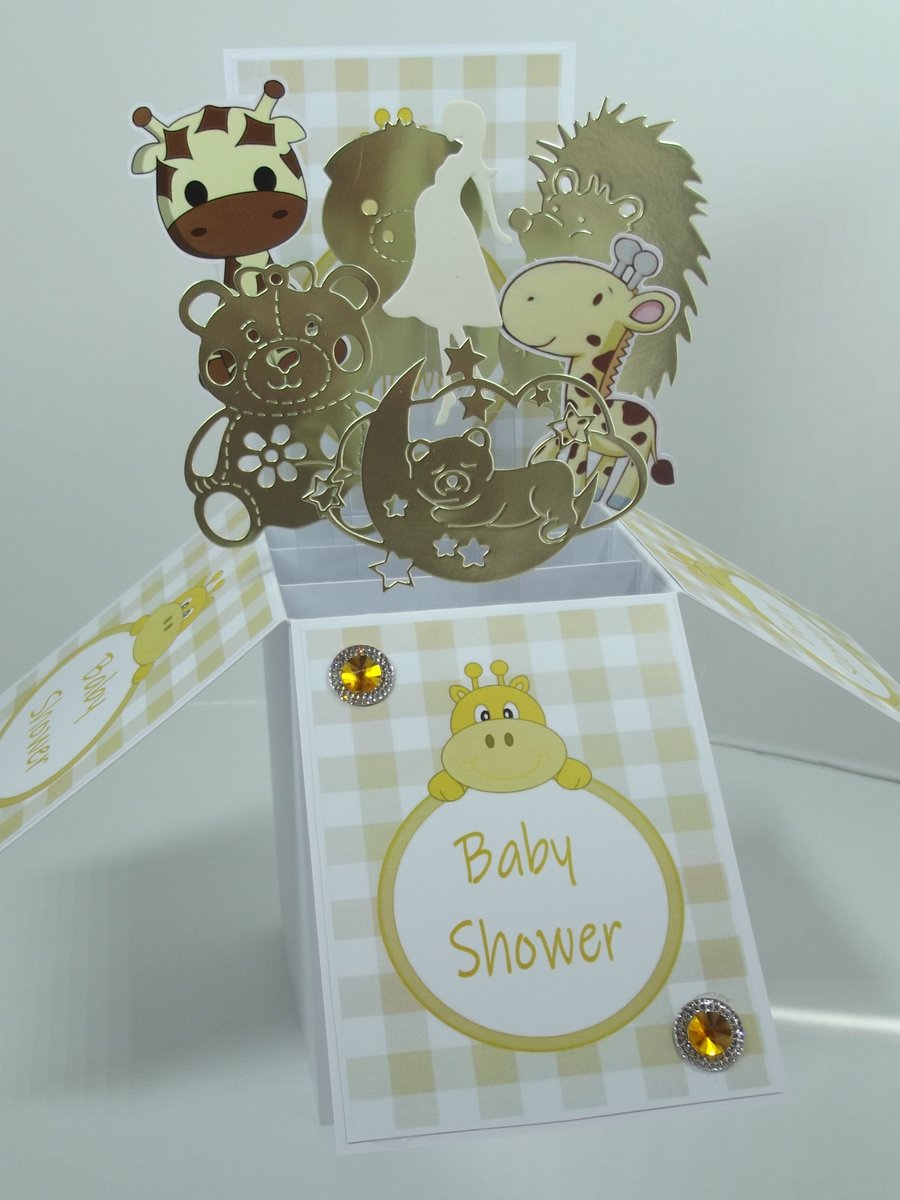 Neutral Baby Shower Card 