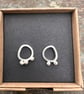 Eco Silver Mismatched Seed Pod Stud Earrings - Image 7