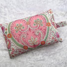 Palm rest, wrist support, made from Liberty Tana Lawn, hearts