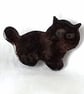 black kitten brooch - Image 1