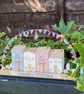 Handmade Oak Coastal Cottage Home Decor 'Seashell Cottages'