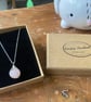 Rose Quartz Necklace, sterling silver - Image 8