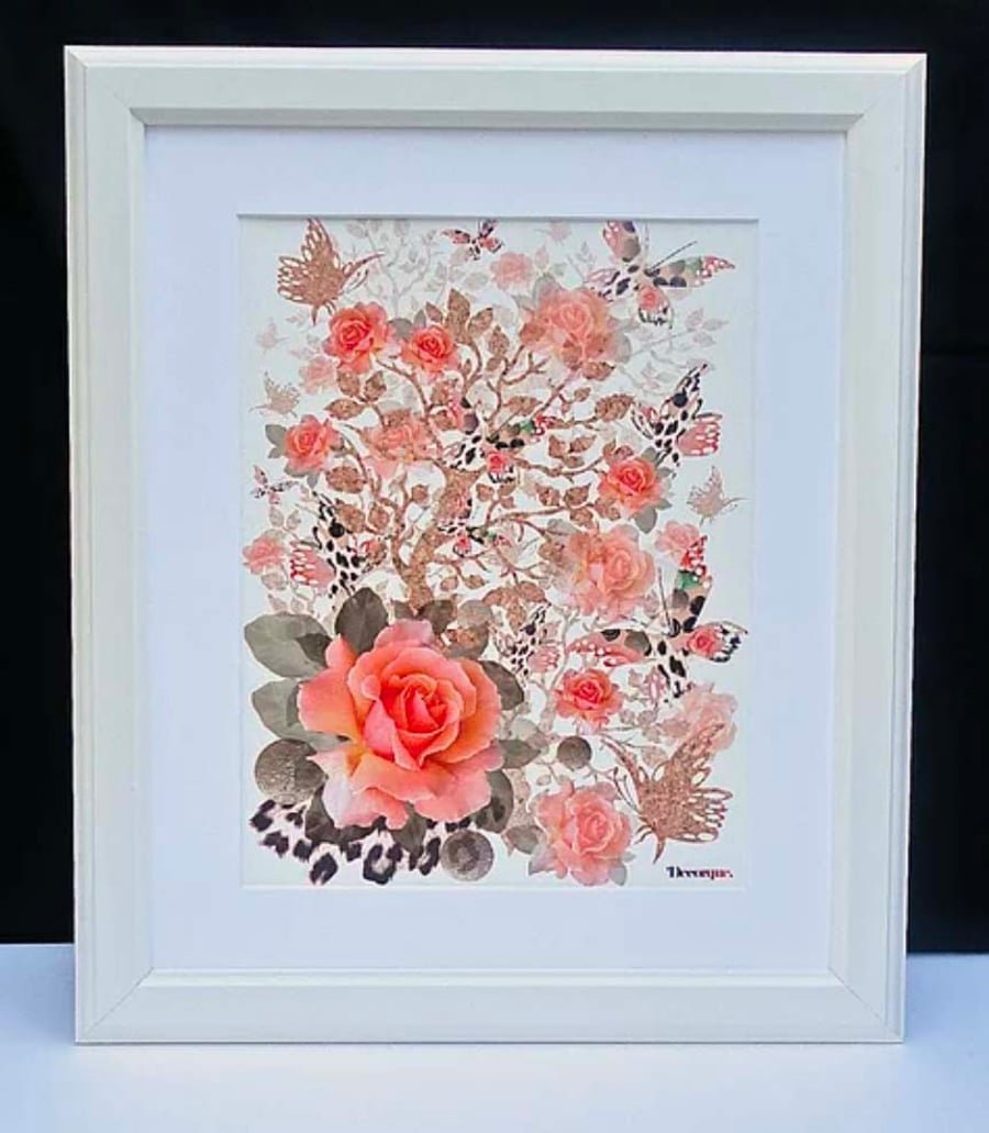 Butterfly Tree A3 Art Print