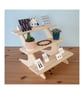 Display Shelf Stand with 3 Tiers for Hobbyists, Crafts Fairs, Shows and Markets