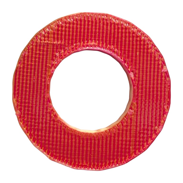 Replacement reinforcement ring for SIP valve (RING ONLY) - gold forged red
