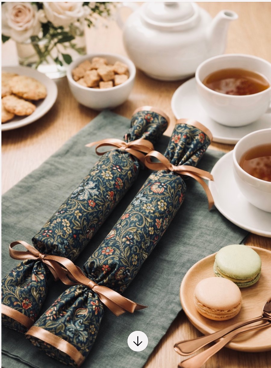 Reusable Fabric Party Crackers for Year Round Celebrations, Stylish Dinner Party