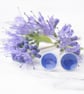 Dark blue enamel stud earrings - Image 1