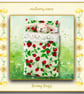 Bunny Hugs Strawberry Bed Set
