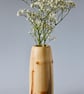 Beautiful hand-turned wooden vase – for fresh or dried flowers.