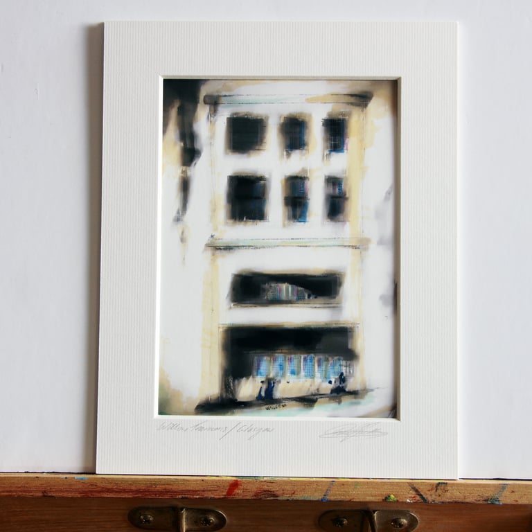 Willow Tea Rooms Glasgow Art print of original artwork
