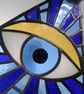 All Seeing Eye Eye of Providence Stained Glass Panel, Illuminati . - Image 5