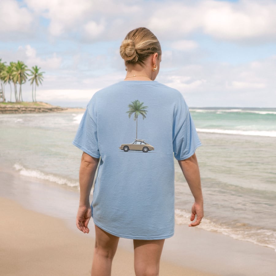 Porsche 912 Surf Car Unisex T-shirt