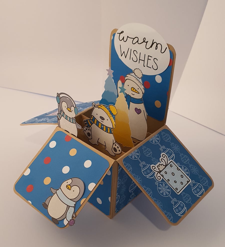 Christmas Box Card Personalised