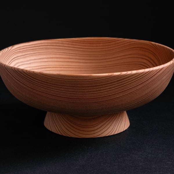 Cedar bowl W160mm by H65mm
