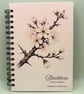 Blackthorn A5 Notebook, Botanical Spiral Bound Notebook, Hedgerow Collection