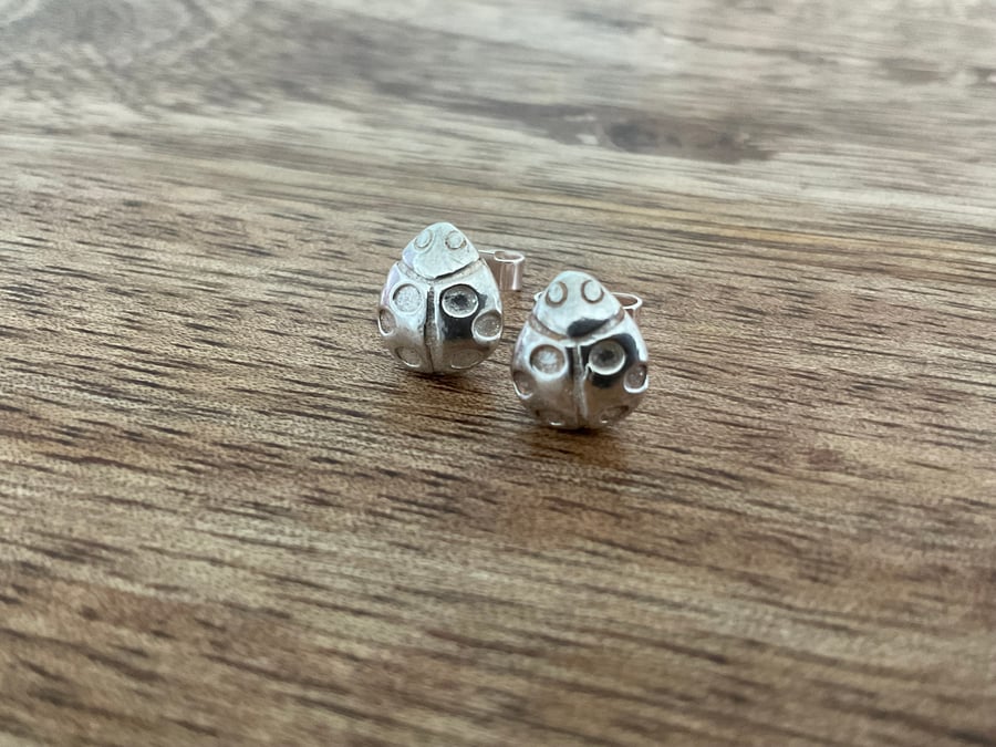 LADYBIRD STUD EARRINGS