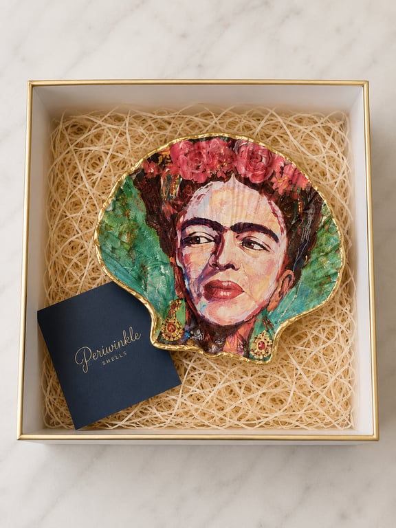 Green Frida Kahlo Trinket Dish 