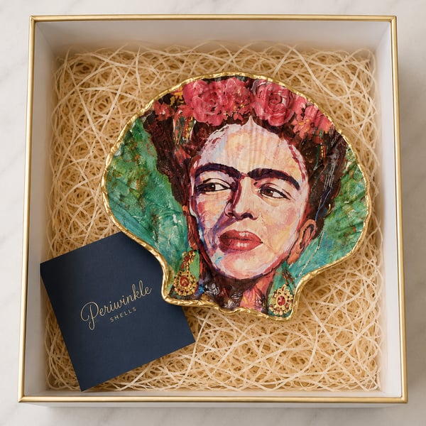 Green Frida Kahlo Trinket Dish 
