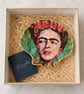 Green Frida Kahlo Trinket Dish 