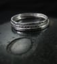 Three sterling silver stacker rings - Image 3