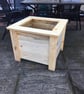 Modern wooden planter 50cm 