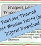 Fantasy Themed Secret Mission - Escape Room for Kids, Printable Party Game